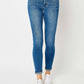 Judy Blue Full Size Cuffed Hem Skinny Jeans