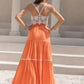 High Waist Maxi Tiered Skirt