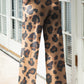 Leopard Wide Leg Pants