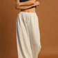 Drawstring Wide Leg Pants