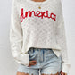 America Long Sleeve Sweater