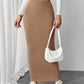 Maxi Knit Wrap Skirt