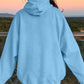 Drawstring Dropped Shoulder Hoodie