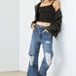 HAMMER COLLECTION Distressed High Waist Jeans