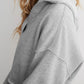 Exposed Seam Long Sleeve Hoodie