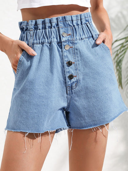 Denim Shorts with Pockets