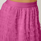 Ruched High Waist Tiered Skirt