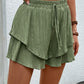 Perfee Tied Layered High Waist Shorts