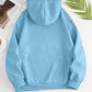 Drawstring Dropped Shoulder Hoodie