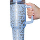 White Leopard Spotted 304 Stainless Double Insulated Cup 40oz