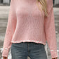 Dropped Shoulder Long Sleeve Sweater