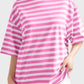 Striped Round Neck Half Sleeve T-Shirt