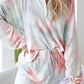 Sky Blue Tie Dye Knit Lounge Set