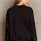 Simply Love Full Size KINDA LAZY Round Neck Sweatshirt