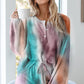 Sky Blue Tie Dye Knit Lounge Set