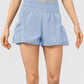 Elastic Waist Pocketed Active Shorts