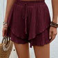 Perfee Tied Layered High Waist Shorts