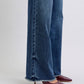 Judy Blue Full Size Raw Hem Mid Rise Jeans