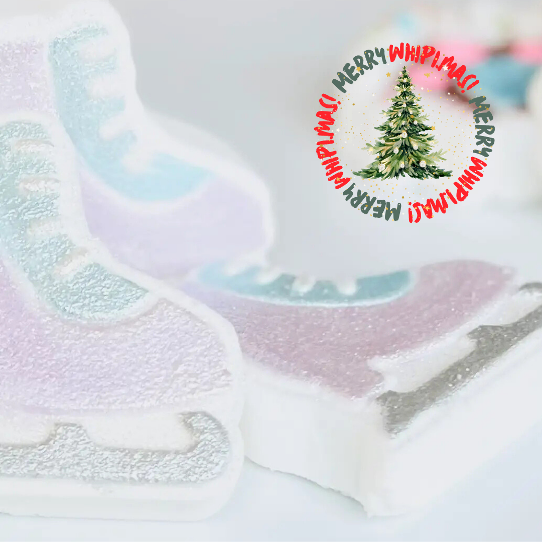 Merry wHiPi.mas—Ice Skates Bath Bomb