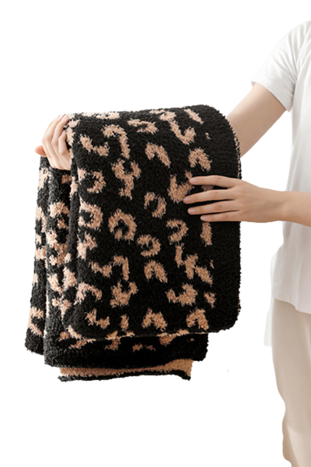 Leopard Grain Knitting Blanket